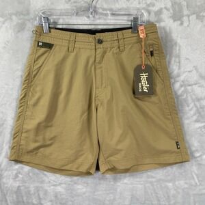 Howler Bros Shorts men's 30x7 Horizon Hybrid Quick Dry Nylon Ripstop Brown NWT
